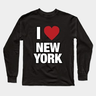 I Love New York for Men, Women Boys and Girls Long Sleeve T-Shirt